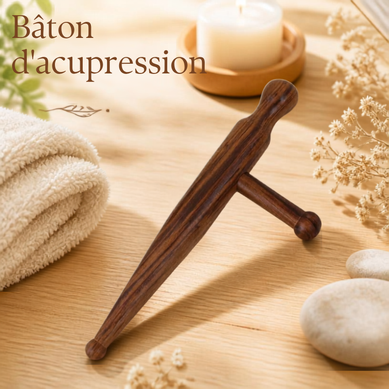 Bâton de massage en bois de santal : votre allié contre les douleurs