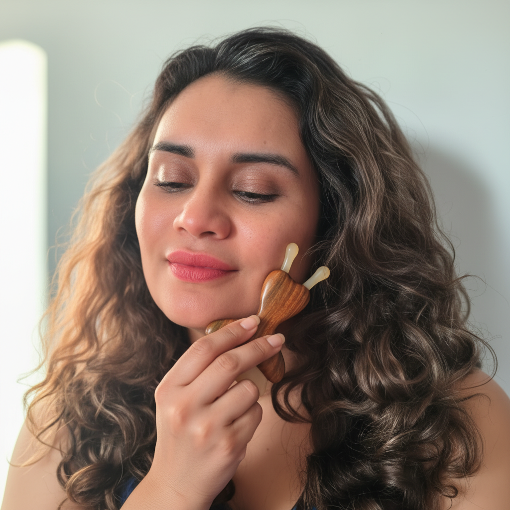 Massage Gua Sha bois santal